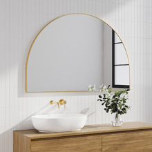Riley Arched Aluminium Mirror